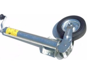 60mm Ultra Heavy Duty 60mm Knott Avonride RETRACTABLE trailer jockey wheel 01