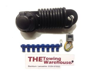 Single 7 pin Electric Towbar Towing Wiring Kit with audible warning trailers