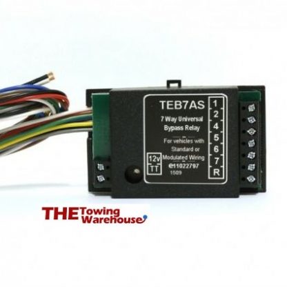 Smart universal fitting 7 way bypass relay TEB7AS Towbar Towing canbus wiring