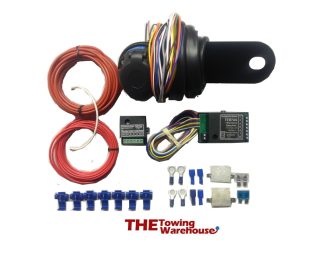 13 Pin Euro Electric Towbar Towing Wiring Kit Charging 7way bypass relay canbus