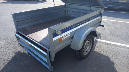 Second hand  Lider Saragos Trailer with, ABS Lid & Spare wheel with carrier