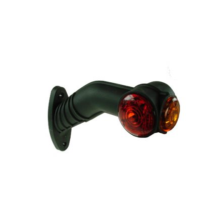 MP7723BR 10-30V LED 90° Right Hand Red-White-Amber Outline Marker Lamp