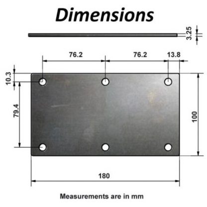 6 hole suspension mounting plate