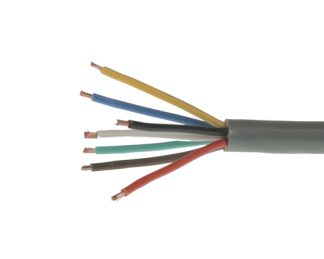 MP331 21A 6×1.5mm² + 1×2.5mm² 1m 7 Core Grey Auxiliary Cable for caravans & trailers sold per meter
