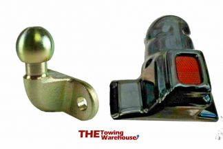Heavy Duty Tow Ball, Standard 50mm, Hitch, Tow Bar, EU Approved, Gold