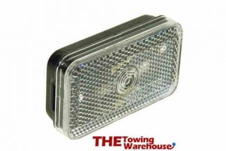MP8735B Clear Front Marker Lamp & Reflector 8735-1
