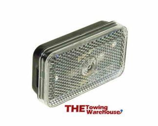 MP8735B Clear Front Marker Lamp & Reflector 8735-1