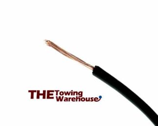 8A 1x1mm² Black Single Core Cable sold per meter