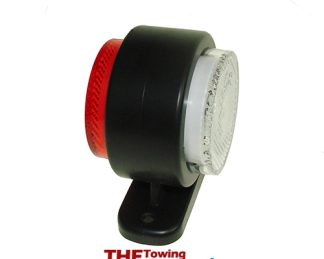 WAS 10-30V LED Red/White Outline Marker Lamp