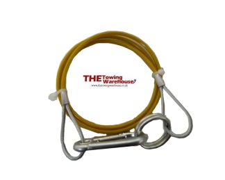 1m X 3mm Yellow PVC Breakaway Cable - Caravans, Trailer etc