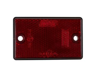 Maypole Red Reflector With Fixing Holes