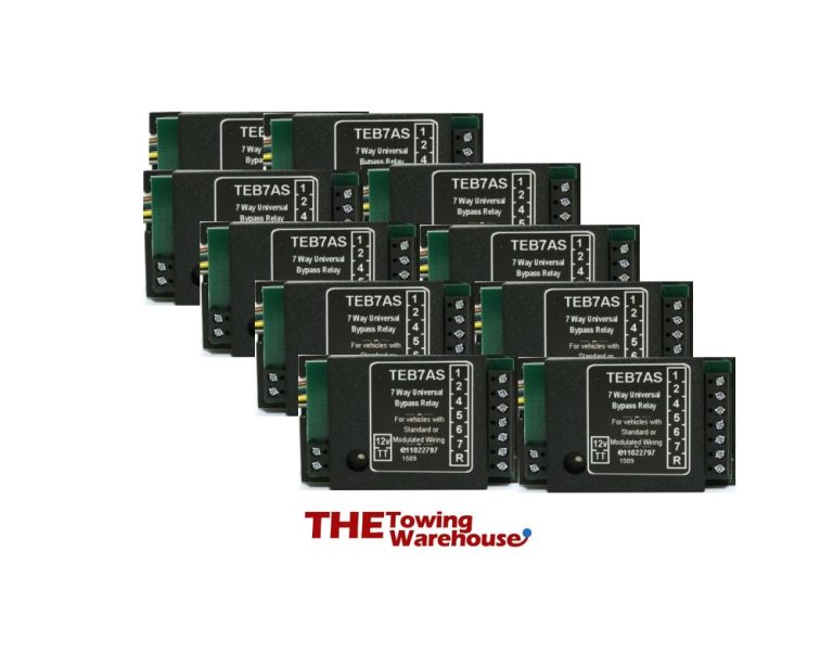 Smart universal fitting 7 way bypass relay TEB7AS Towbar Towing canbus