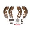 1 x Axle set Alko 2051 Type 200x50mm Replacement brake shoes for Alko Chassis & Alko Caravans (MP1768B)