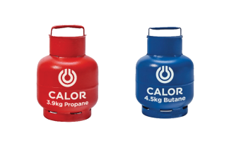 Limited Supply Small Propane 3.9kg & Butane 4.5kg gas bottles exchange.