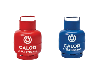 Limited Supply Small Propane 3.9kg & Butane 4.5kg gas bottles exchange.