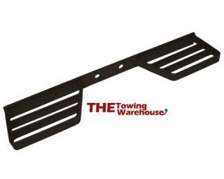 Heavy Duty Towbar Mounted Double Step Black