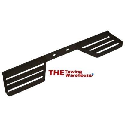 Heavy Duty Towbar Mounted Double Step Black