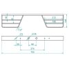 Heavy Duty Towbar Mounted Double Step Black - Image 2