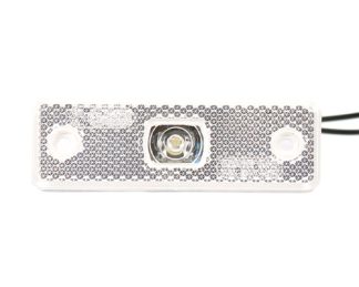 WAS 12-24V Front Clear LED Marker Lamp