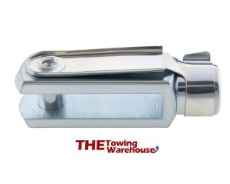 M10 Clevis Fork 72mm Long with Spring Pin - Right Hand Thread