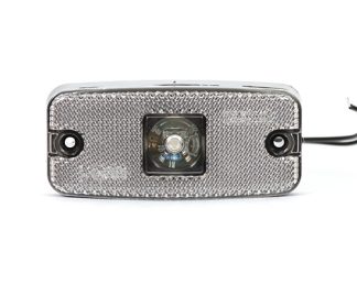 WAS 10-30V Clear LED Front Marker Lamp MP8576B