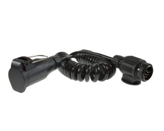 2.5m Curly Extension Lead with 8 Pin Plug & 8 Pin Flying Socket (MP5896)