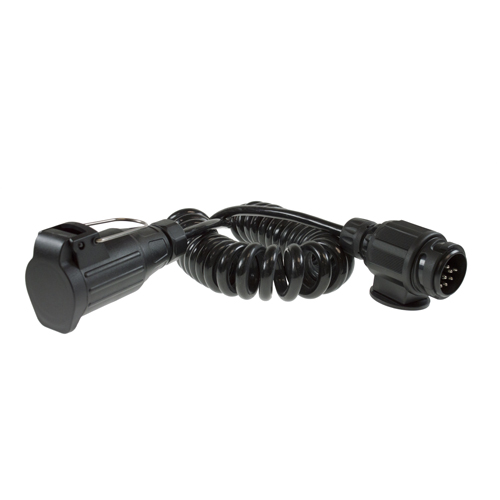 2.5m Curly Extension Lead with 8 Pin Plug & 8 Pin Flying Socket (MP5896)